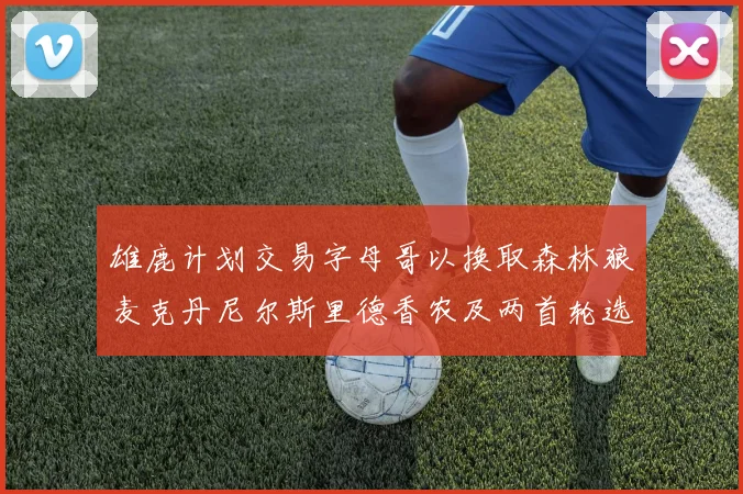 雄鹿计划交易字母哥以换取森林狼麦克丹尼尔斯里德香农及两首轮选秀权